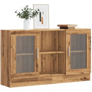 VidaXL Buffet ch&ecirc;ne artisanal 120x30,5x70 cm bois d'ing&eacute;nierie