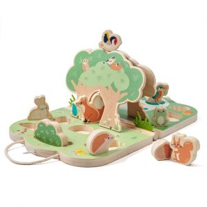 Nature & Découvertes Livre pop-up forêt en bois