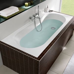 Villeroy & Boch Oberon Baignoire rectangulaire encastr&eacute;e, UBQ170OBE2V-RW,