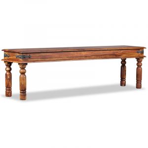 Image de VidaXL Banc Bois de Sesham massif 160 x 35 x 45 cm