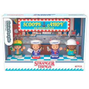 Fisher-Price Jeux de société Stranger Things Scoops Ahoy Little People Collector