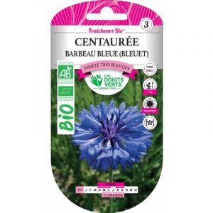 Les doigts verts Graines centaurée barbeau bleue bleuet bio