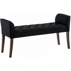 CLP Banquette Cleopatra noir Antique fonc&eacute;