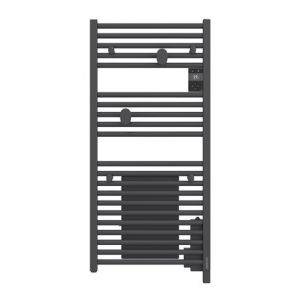 Atlantic Sèche-serviettes électrique connecté 300W Anthracite doris neo Etroit 851271