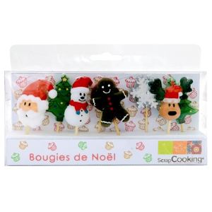 Scrapcooking 8 bougies de Noël