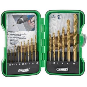 Image de Draper Tools Boîte de forets Titanium 15 pièces