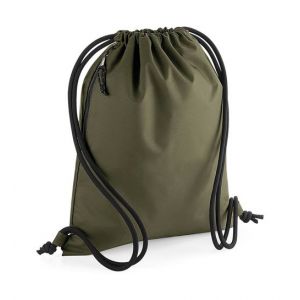 Sac À Dos En Toile Polyester Recyclé Bg281 Vert Militaire Neuf