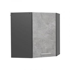 El&eacute;ment haut de cuisine R-Line, B&eacute;ton, 57cm Vicco