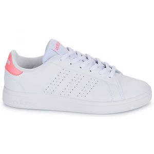Adidas Mixte Advantage 2.0 Shoes Junior Chaussures Basses Non liées au Football, Cloud White/Bliss Pink/Core Black, 38 EU