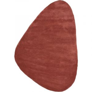 Beliani Tapis en viscose 160 x 230 cm rouge fonc&eacute; TANDO