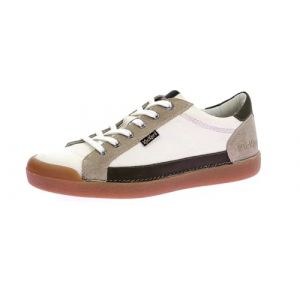 Kickers Homme Trainer Basket, Blanc, Beige, Kaki, 42 EU