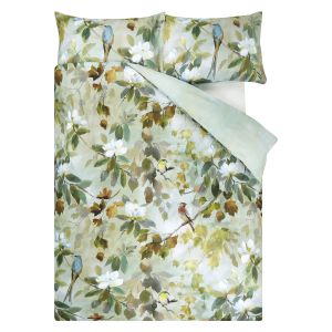 Image de Designers Guild Parure de lit MAPLE TREE CELADON en percale de coton