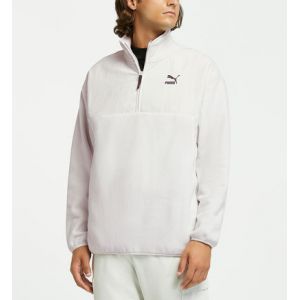 Puma Sweat droit Polar Fleece demi zip bi-mati&egrave;re