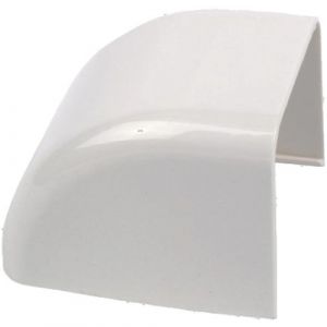Eid Embout de finition blanc pour goulotte 80x60 mm