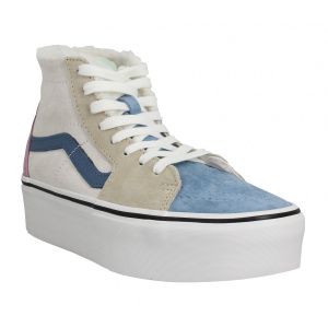 Vans SK8 Hi Tapered Stack suede Femme-36-Sherpa Multi