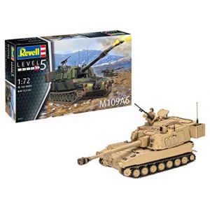 Revell 03331 - maquette de char d'assaut à construire - M109A6, échelle 1/72