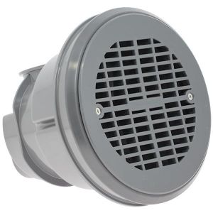Astral Pool Bonde de fond liner parker - modèle Norm - Grille plate - Gris - Pièce à sceller