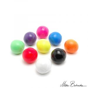 BALLE &agrave; GRAINS 130 GR UNIE Rouge - Mister Babache Jeu de plein air - IC-JBB130U_G-Rouge