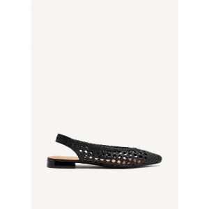 Gioseppo BALLERINES TRESSÉES EN CUIR DE COULEUR NOIRE POUR FEMME GUATAVITA