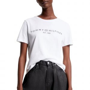 Tommy Hilfiger T-shirt col rond manches courtes logo Blanc - Taille XS;S;M;L;XL