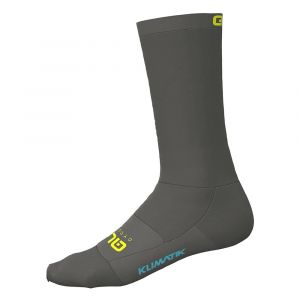 Ale Chaussettes Klimatik H22 - Grey / Yellow Fluo - Taille EU 36-39