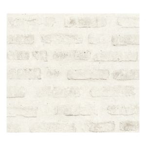 Papier peint aspect pierre carrelage Profhome 374222 GU papier peint intissé lisse avec un dessin nature mat gris blanc 5,33 m2