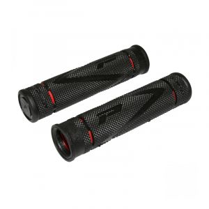 Revêtements de poignées vélo Progrip 838 noir/rouge