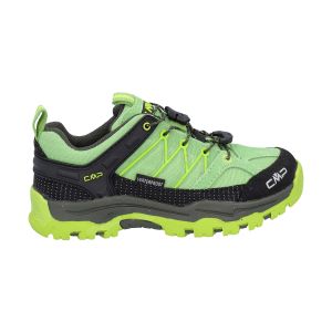 CMP Chaussures de Trekking pour Enfant Rigel Low WP Marche, Vert Cactus, 37 EU