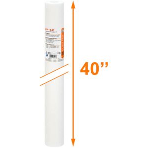 Crystal Filter Cartouche PP-10-40 sédiment SPUN 40" - filtre 10 µm