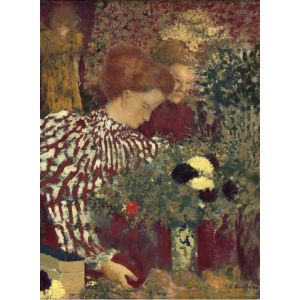 Image de Grafika Puzzle Edouard Vuillard : Femme dans une robe rayée, 1895