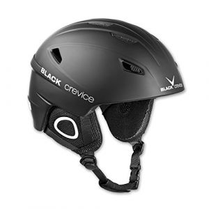 BLACK CREVICE Casque de ski Kitzbühel I Casque de ski au design sportif en différentes couleurs I Casque de ski hommes & femmes I Casque en polycarbonate I Casque de ski respirant I Taille réglable