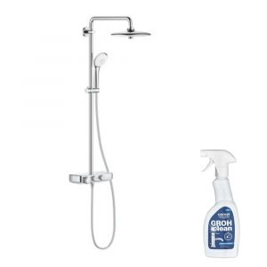 Image de Grohe Colonne douche Euphoria SmartControl 260 Mono 3 jets + Nettoyant robinetterie Clean