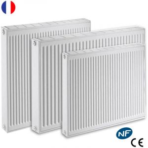 De Dietrich Radiateur eau chaude Acier Blanc Type 22 ihc Chauffage central Taille - T22 ihc L60xH70 1129W