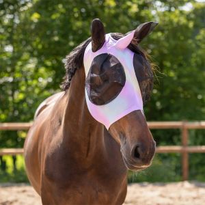 Bonnet anti-mouches pour cheval QHP Unicorn