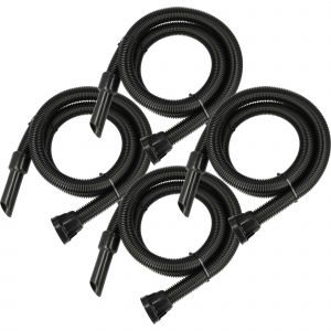 Vhbw 4x Tuyau compatible avec Numatic WVD1800DH-2, WVD1800AP 2, WVD1800DH 2, WVD1800AP-2, WVD570-2 aspirateurs - 2,7 m, avec raccord circulaire 32mm