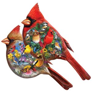 Image de Master pieces Cardinal Rouge - Puzzle Forme
