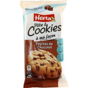 Image de Herta Pate a cookie aux pepites de chocolat