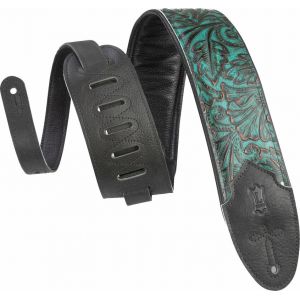 Levys Levy's Leathers Sundance (M4WP-001) Sangle de guitare en cuir gaufr&eacute; Largeur 7,6 cm