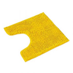 WohnDirect - Badteppich Badematte mit Ausschnitt PARIS Badematten 1 ct Gelb (14.99 € / 1 ct)