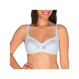 Sans Complexe Coton D'Arum Soutien Gorge Classique Sans Armature, Blanc (Blanc), 90B (Taille Fabricant: 75/90B)