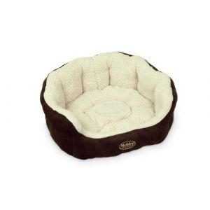 Nobby 180 817,5 cm Taika Panier Confortable 55 x 50 x 21 cm Marron/Blanc cass&eacute;