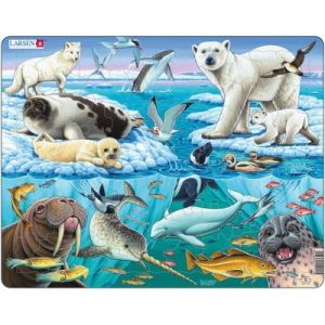 Larsen Puzzle Cadre - Les Animaux de la Banquise