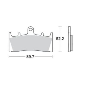 Sbs Plaquettes De Frein 686HS