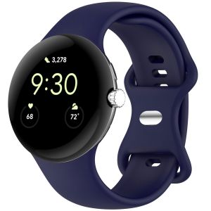 IMoshion Bracelet en silicone Google Pixel Watch / Watch 2 - Taille S - Bleu foncé