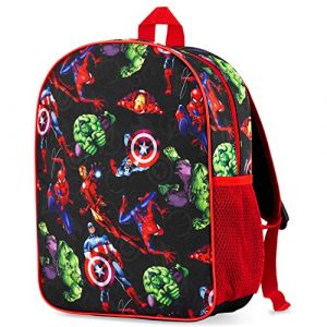Marvel Sac à Dos Spiderman pour garçons Avengers Captain America Iron Man pour Enfants et Tout-Petits - Sacs à Dos pré-école pour