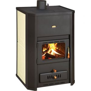 Po&ecirc;le &agrave; bois hydraulique Prity WD W24 &ndash; 24,3 kW, Noir Graphite, Chaudi&egrave;re int&eacute;gr&eacute;e 31 L, Classe A