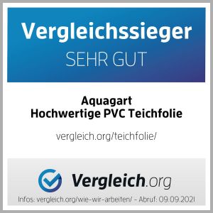 Liner de bassin en PVC 3 m x 4 m 1,0 mm, noir, bâche pour le bassin de jardin