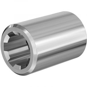 wiltec Manchon pour Arbre de transmission Arbre cannelé Type a 65 mm 1 1/8' 6 Dents 6 Rainures Tracteur