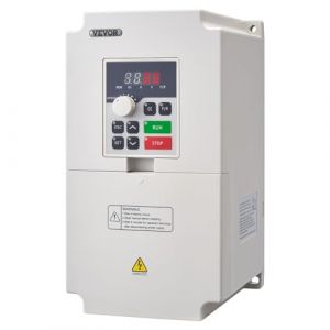 VEVOR Variateur de Fréquence, 4 kW, Entraînement à Fréquence Variable, 18 A, Entrée Monophasée ou Triphasée 50/60 Hz vers Sortie Triphasée 0-2000 Hz VFD pour Moteur de Broche CNC Contrôle de Vitesse