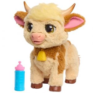Just Play Jouet interactif à l’effigie de la Vache Maggie de FurReal mesurant 27,9 cm de Haut, Plus de 50 Sons et réactions, Animaux en Peluche, Jouets pour Enfants de 4 Ans et Plus